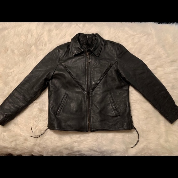 Jackets & Blazers - Leather Motorcycle Jacket.